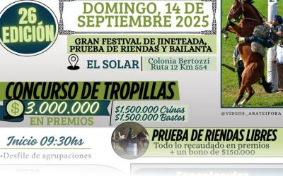 26° Festival de Jineteada y Bailanta