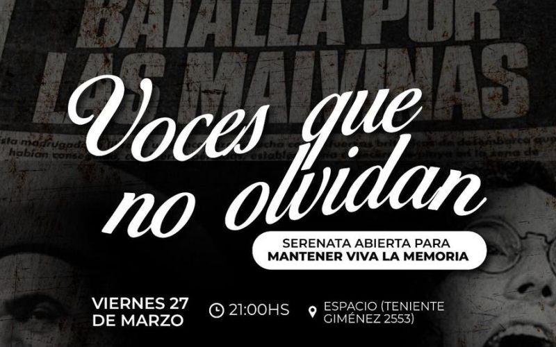 Serenata abierta por la Memoria